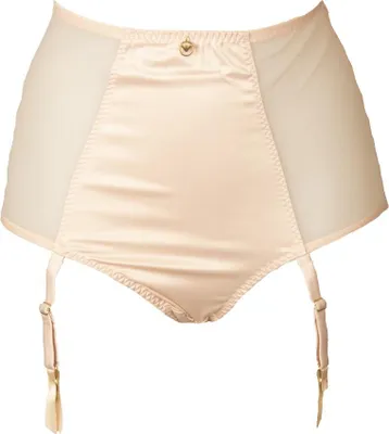 Produktbild von Culotte-Slips für Frauen mit integriertem Strumpfgürtel EMPORIO ARMANI SPECIAL EDITION Artikel 163714 6P232, M, Poliestere 79%,Elasthan 21%