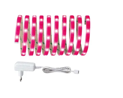 Image de Bande LED en rose fluo 3 m Set
