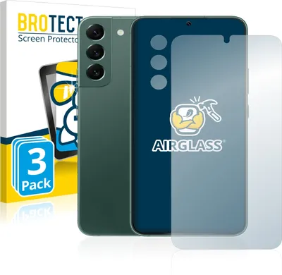 Produktbild von 3x BROTECT Schutzglas für Samsung Galaxy S22 Plus 5G (Display+Kamera) Schutzfolie Panzer Folie Glas Display Schutz klar