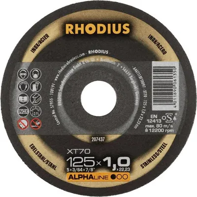 Immagine prodotto di Disco da taglio XT70 in stagno125 x 1,0 mm ger. Rodio
