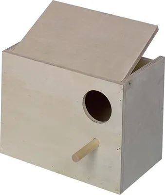 Image de Nobby Perruche Nichoir 22 x 16 x 17 cm, trou à droite