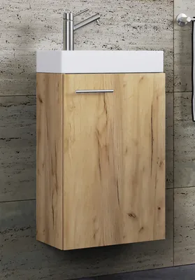 Produktbild von VCM 2-tlg Set | Waschplatz für Gäste WC | Gästebad | Waschtisch | Badezimmer Set - Slito