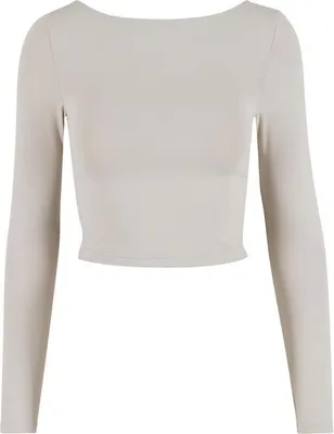 Obrázek produktu pro Dámské tričko s dlouhým rukávem Urban Classics Ladies Slim Fit Longsleeve cloud - XL