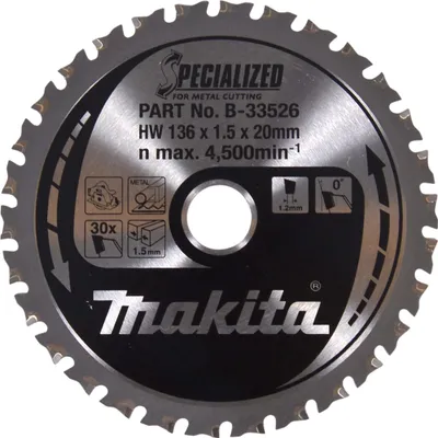 Produktbild von Makita SPECIALIZED Sägeb.136x20x30Z B-33526