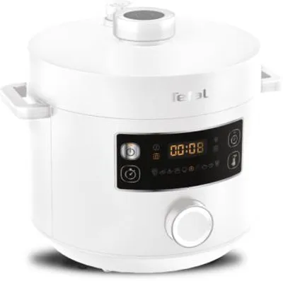 Obrázek produktu pro Tefal Turbo Cuisine, 1090 W, Bílá, Polytetrafluoretylen (PTFE), LED, 4 člověk/lidí, Otočné