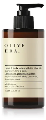 Produktbild von Olive Era Body Lotion Bio-Olivenöl 400ml | Intensive Feuchtigkeit Mandarine