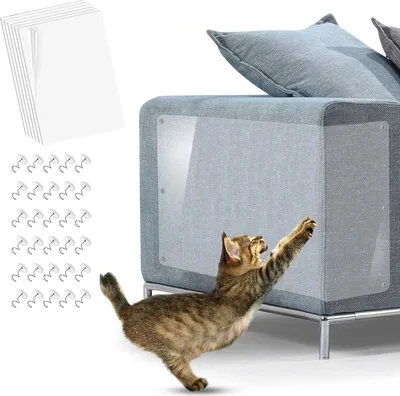 Produktbild von Anti-Kratz-Folien - Anti-Kratz Katzen - Anti-Kratz - Möbelschutz für Katzen - Anti-Kratz-Folien für Katzen - Kratzfolien Katze