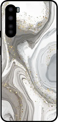 Produktbild von Smartphonica Telefon Fall geeignet für OnePlus Nord mit Marmor Druck - TPU zurück Abdeckung Fall Marmor Design - Silber