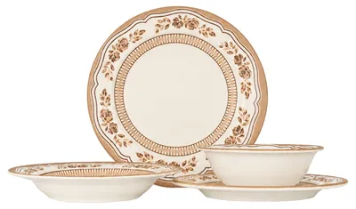 Imagen del producto de Juego de vajilla Rinart (grande) - Salda - 24 piezas - Para 6 personas - Porcelana