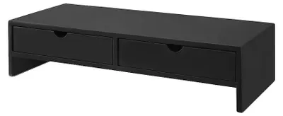 Produktbild von Monitorständer, platzsparendes Design, multifunktionale Aufbewahrung, schwarz