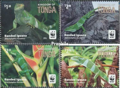 Produktbild von Briefmarken Tonga 2016 Mi 2102-2105 (kompl.Ausg.) postfrisch Kurzkammleguan