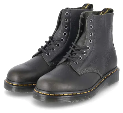 Image de Dr. Martens, bottines à lacets pour hommes, modèle 1460 PASCAL, en cuir lisse noir, taille 46