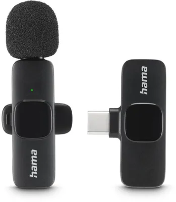 Produktbild von Hama Smart Wireless, Lavalier-/Aufsteckmikrofon, -38 dB, 80 - 16000 Hz, 2200 Ohm, Omnidirektional, Kabellos