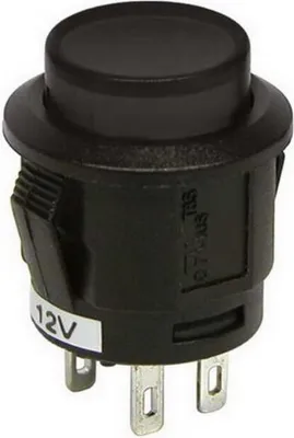 Obrázok produktu pre Tlačidlový spínač do auta 12V čierny 20A