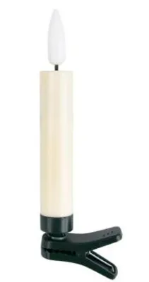 Obrázok produktu pre Sada sviečok Casaya, LED, sada 15 kusov, s klipom, bezdrôtová, blikajúca, teplá biela, 997398