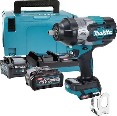 Zdjęcie produktu dla Makita TW003GM201, Klucz udarowy, Czarny, Niebieski, 1/2", 1800 RPM, 1360 N·m, 800 RPM