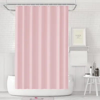 Produktbild von Duschvorhang PEVA schimmelbeständig, 180 x 180 cm, mit 12 Haken, für Badezimmer