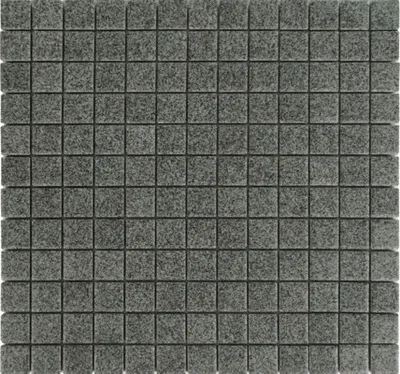 Produktbild von Keramikmosaik 32 x 29,5 cm grau matt