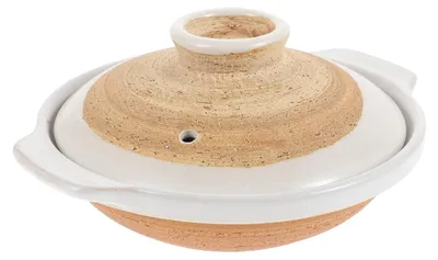 Immagine prodotto di Solidchoice - Pentola in Vetroceramica giapponese "Donabe" con coperchio
