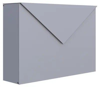 Produktbild von Wandbriefkasten Letter in Grau Metallic