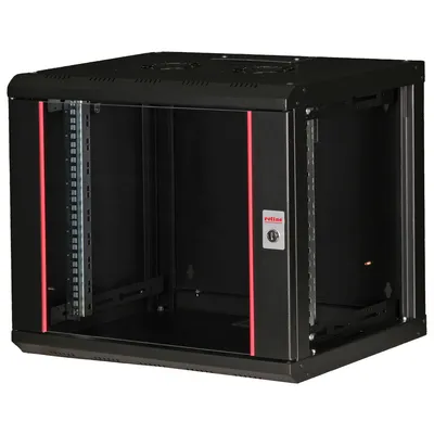 Produktbild von ROLINE 19-Zoll Wandgehäuse Pro 9 HE, 600x450 BxT schwarz