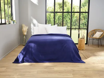 Wolldecke 180x240 cm, Midnight, 100% Schurwolle