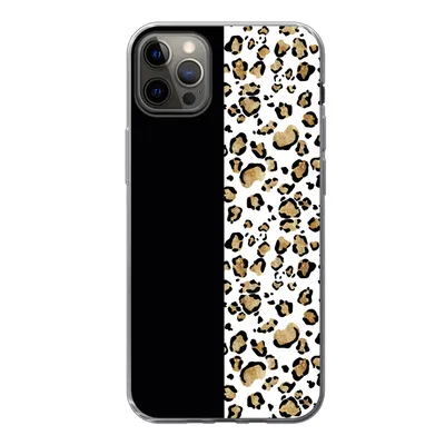 Produktbild von MuchoWow® Handyhülle Schutzhülle Hülle für iPhone 12 Pro Max Panther Druck - Tiere - Aquarell Silikon Softcase Handy Hülle - Hartschale