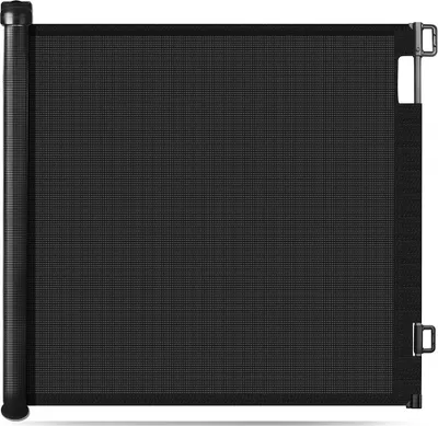 Obrázek produktu pro Aoresac automatická zatahovací schodišťová branka / dětská branka / bezpečnostní branka / branka pro domácí zvířata / branka pro psy / vhodná pro otvory mezi 140-180 cm/55,12-70,87 / bílá