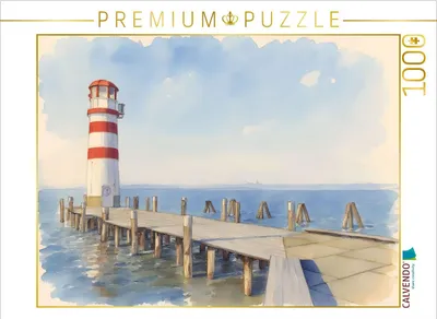 Produktbild von CALVENDO Puzzle Blick über den Neusiedler See | 1000 Teile Lege-Größe 64x48cm Foto-Puzzle für glückliche Stunden