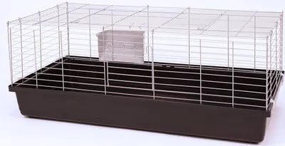 Produktbild von Ollesch Kleintierkäfig Rabbit 120 cm 120 x 59 x 50, silber/schwarz
