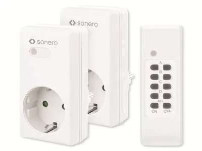 Image de SONERO Kit de prises radio S-RCS202, Indoor