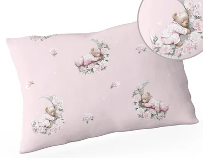 Produktbild von Kinder Kopfkissen 40x60 cm – Kleinkind Kissen – Antiallergisch – 100% Baumwolle