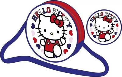 Produktbild von Hello Kitty Umhängetasche mit verstellbarem Riemen und Reißverschluss