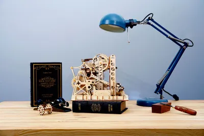 Produktbild von 3D-Holzpuzzle mit Kugelbahn - Climber