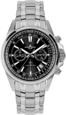Produktbild von Jacques Lemans Chronographen Liverpool Sport Silver Black Dial 44mm