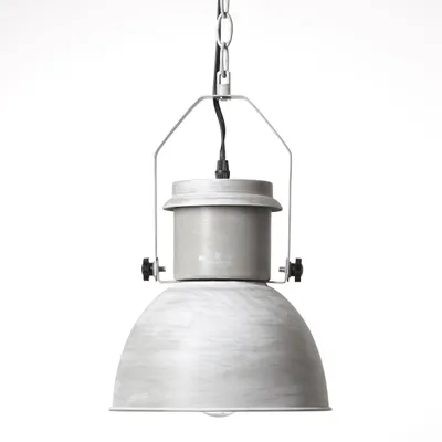 Immagine prodotto di Lampada BRILLANTE Lampada a sospensione Salford 23cm cemento grigio | 1x A60, E27, 60W, adatto per lampade standard (non incluse) | Adatto per lampade LED