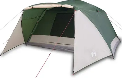 Immagine prodotto di vidaXL Tenda da campeggio con tenda 4 persone Verde Impermeabile