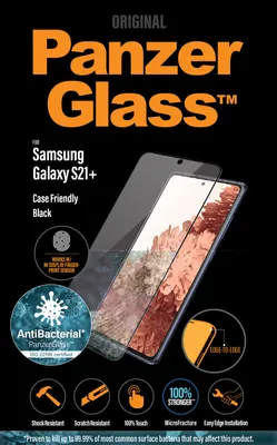 Produktbild von PanzerGlass Samsung Galaxy S21+ FP CF AB Edge-to-Edge, black