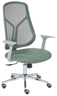 Produktbild von BELIANI Bürostuhl Grün Stoff u. Mesh Höhenverstellbar Drehbar Bremsbare Rollen mit Armlehnen Wippfunktion Modern Drehstuhl Homeoffice Arbeitszimmer
