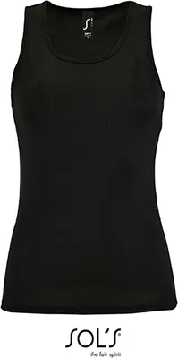 Immagine prodotto di SOLs 02117 | Canotta sportiva da donna - Colore: Nero - Taglia: L