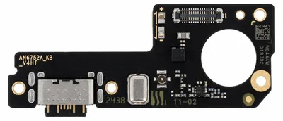 Immagine prodotto di Kit di riparazione per porta di ricarica USB-C e microfono per Redmi Note 13 5G, colore nero