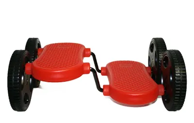 Produktbild von EDUPLAY 170-207 Stepper Walker Pedalroller mit 4 Rädern, rot, rot