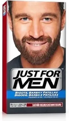 Image de Just For Men Moustache et barbe brun foncé 28,4 g
