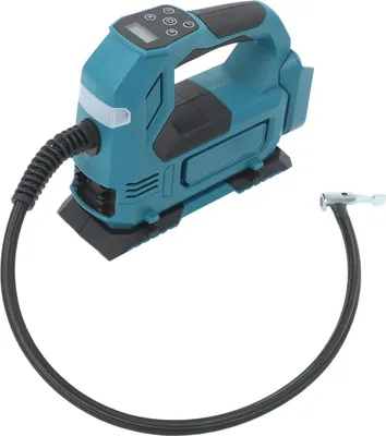 Produktbild von Reifenkompressor für Auto & Fahrrad - 20V Akku-Luftpumpe - 250 W - Max. 450 psi - Ohne Akku - 55–100 L/min - Kupfermotor - Grün/Schwarz