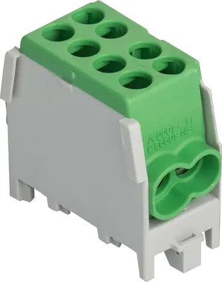 Immagine prodotto di Morsetto di derivazione Pollmann per linea principale, 1 polo, 1 ingresso 2x25 mm², 1 uscita 2x16 mm², 1 pz.