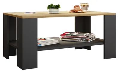 Immagine prodotto di Tavolino in legno | Tavolino semplice | Dimensioni ca. H. 55 x W. 90 x D. 41 cm | Tavolo da soggiorno | Sofatic - Dalus