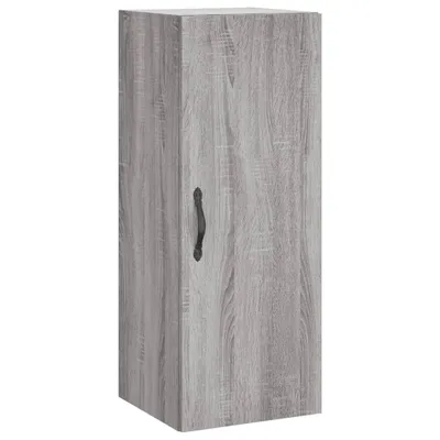 Obrázok produktu pre Nástenná skrinka, sivá sonoma 34,5x34x90 cm, kompozitné drevo