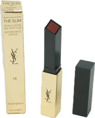 Produktbild von Yves Saint Laurent Lippenstift Lip Make-Up Rouge Pur Couture The Slim Leather - Matte Lipstick 18 Reverse Red