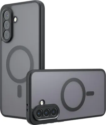 Produktbild von Samsung Galaxy A57 Hülle - Coverup Mattes Transparentes Back Cover mit Kameraschutz - MagSafe Compatible - Schwarz