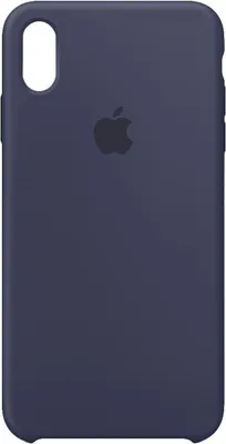 Produktbild von Apple Silikon Case für iPhone XS Max MRWG2ZM/A blau blau Handyhülle